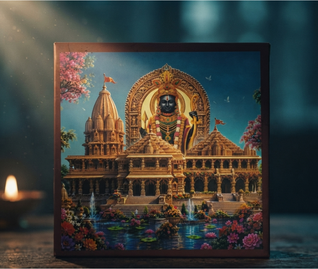 RAM LALLA 1GM COLOURED COIN WITH PREMIUM BOX AND CAPSULE PACKAGING
