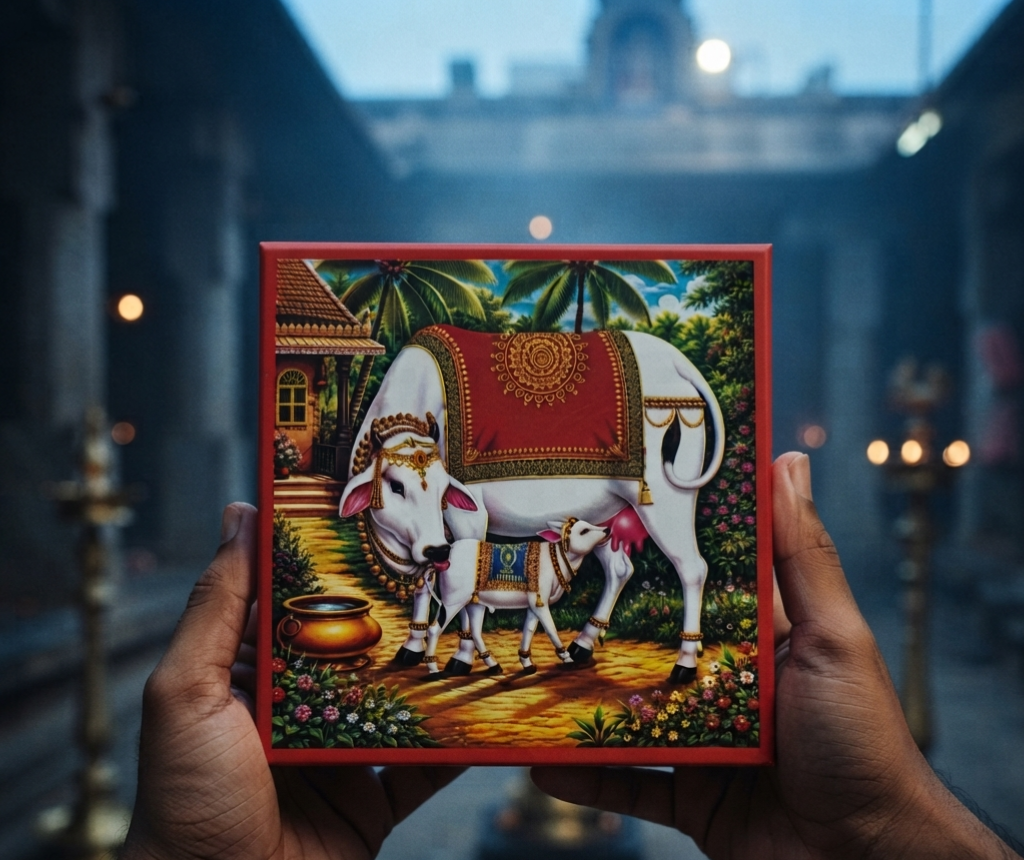 KAMDHENU 1GM COLOURED COIN WITH PREMIUM BOX AND CAPSULE PACKAGING