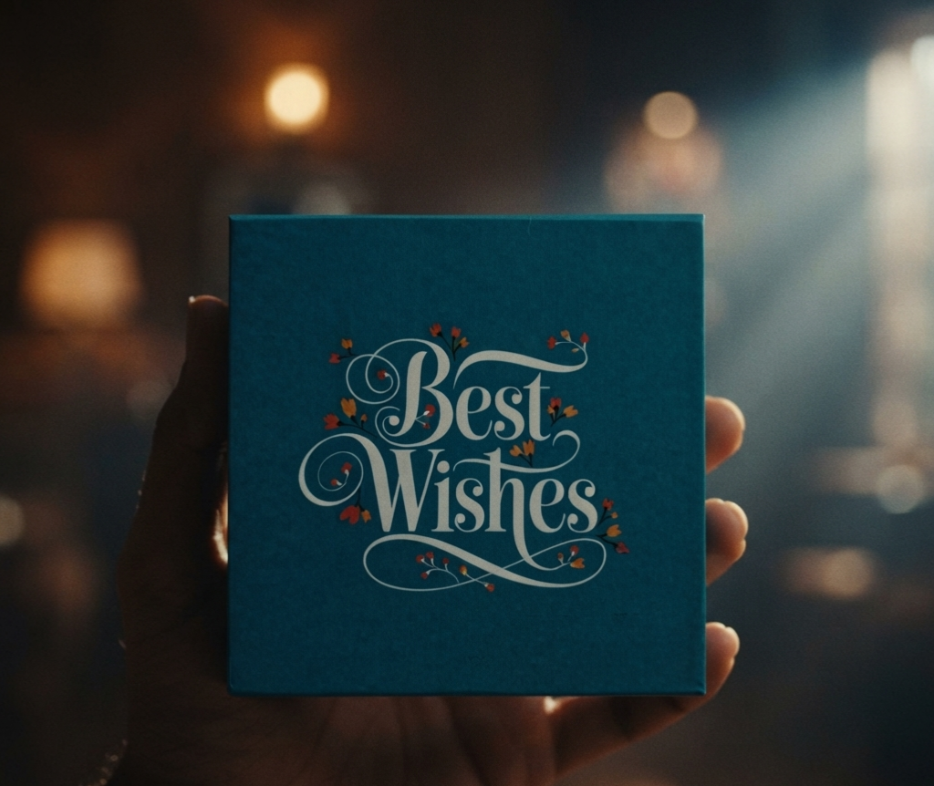 BEST WISHES 1GM COLOURED COIN WITH PREMIUM BOX AND CAPSULE PACKAGING