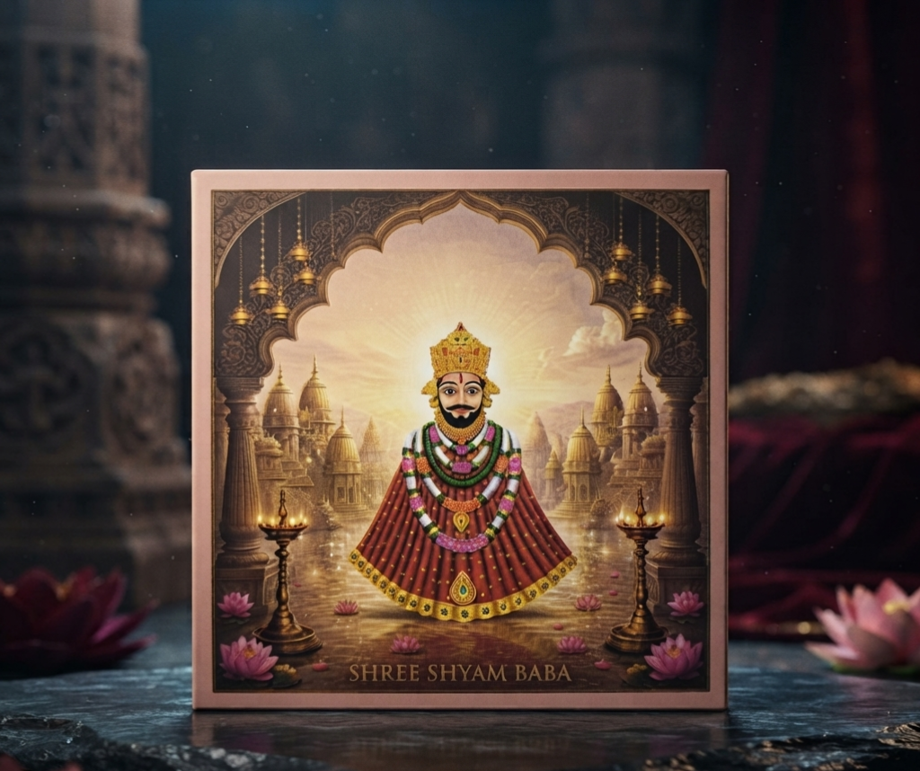 SHREE KHATU SHYAM BABA 1GM COLOURED COIN WITH PREMIUM BOX AND CAPSULE PACKAGING