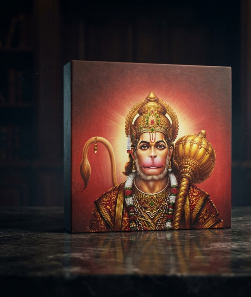 HANUMAN JI 1GN COLOURED COIN WITH BOX AND CAPSULE PACKAGING