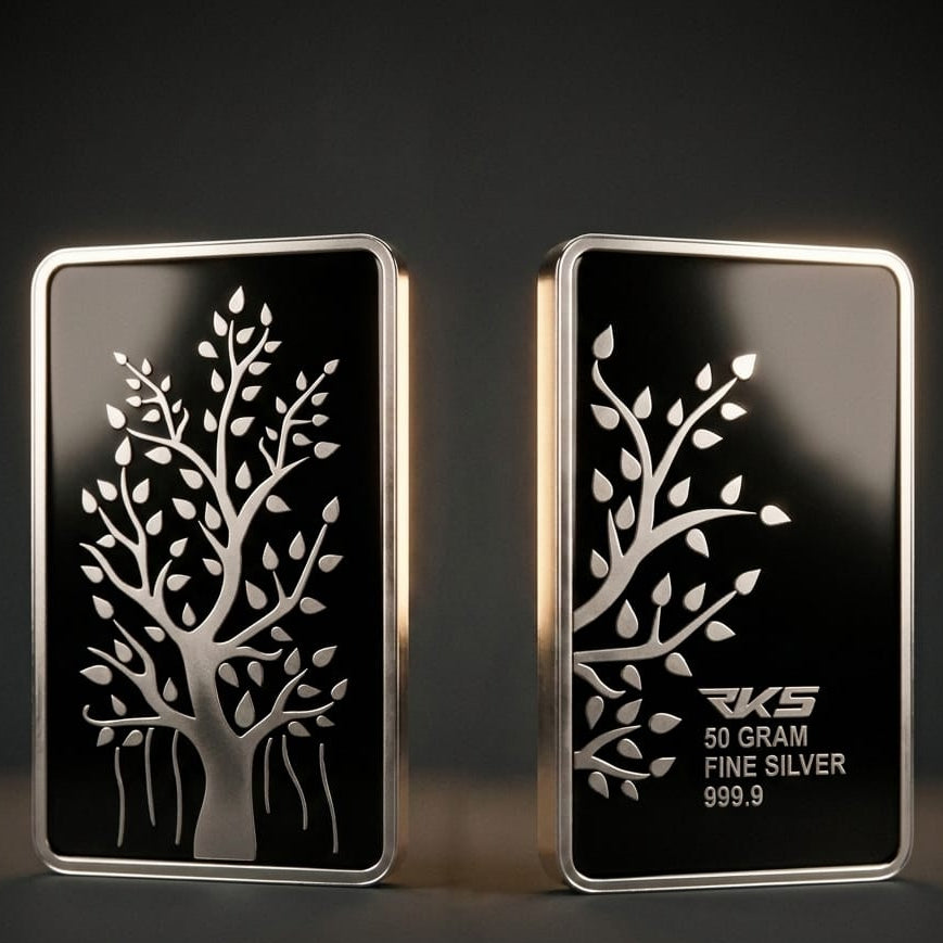 Banyan tree 50 gram rectangle coin