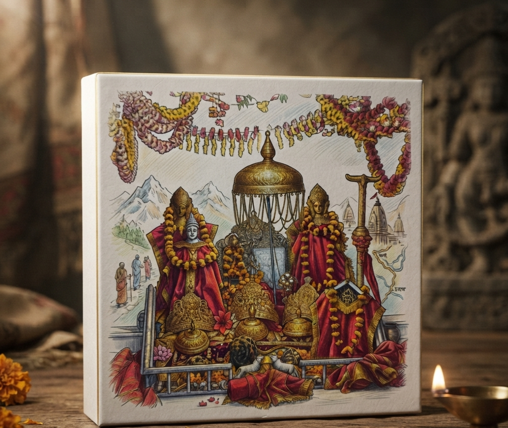 VAISHNO DEVI 1GM COLOURED COIN WITH PREMIUM BOX AND CAPSULE PACKAGING
