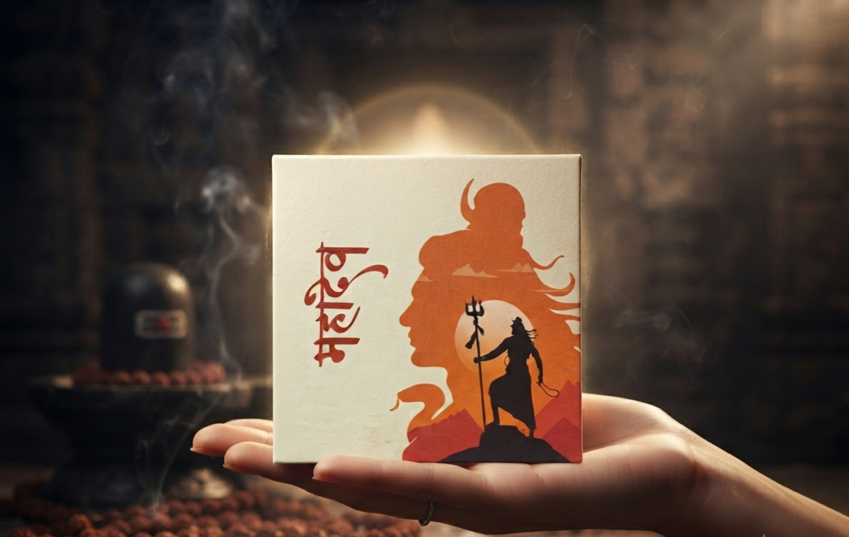 SHIV JI 1GN COLOURED COIN WITH BOX AND CAPSULE PACKAGING